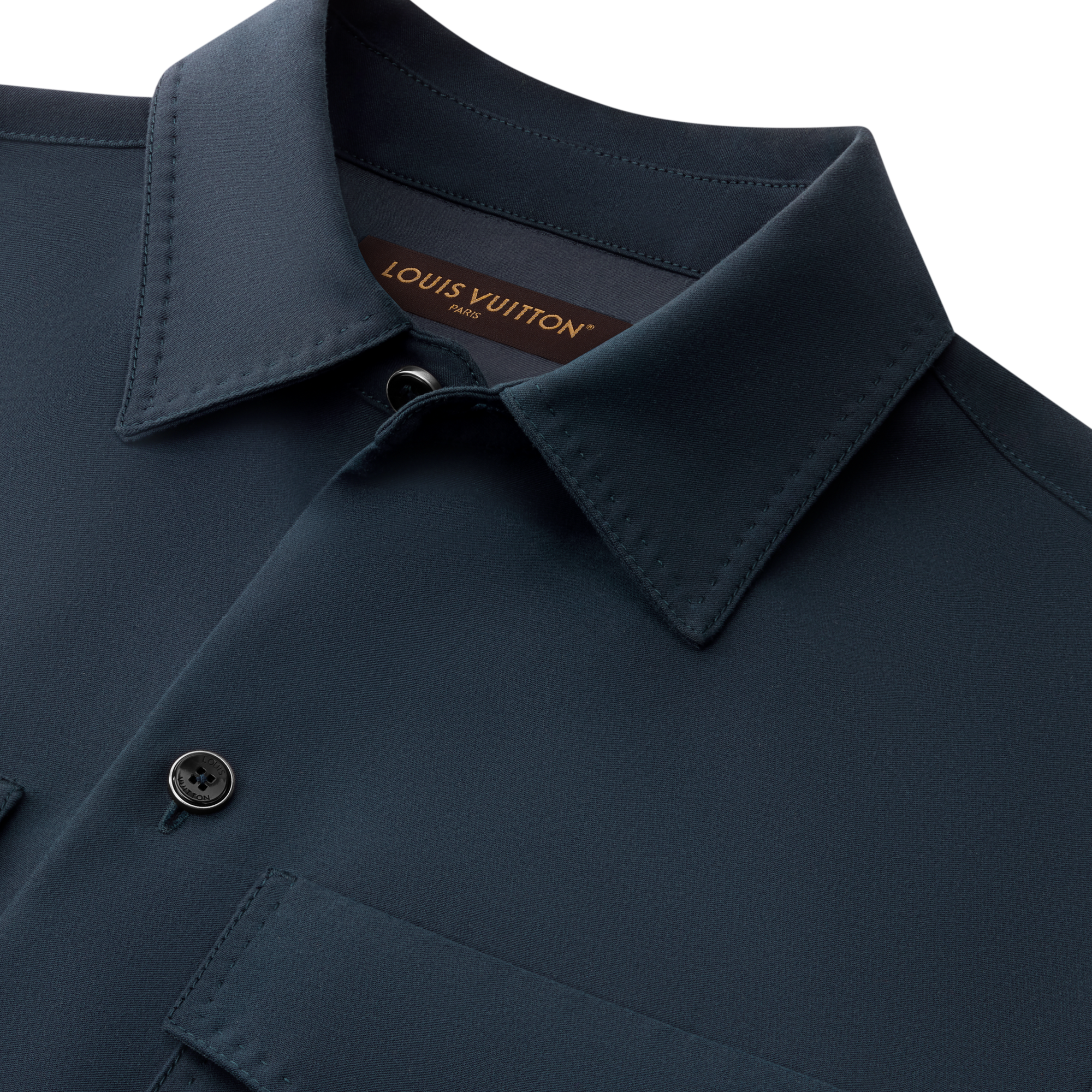 Long-Sleeved Cotton-Silk Crepe Shirt - New - For Men | LOUIS VUITTON ®